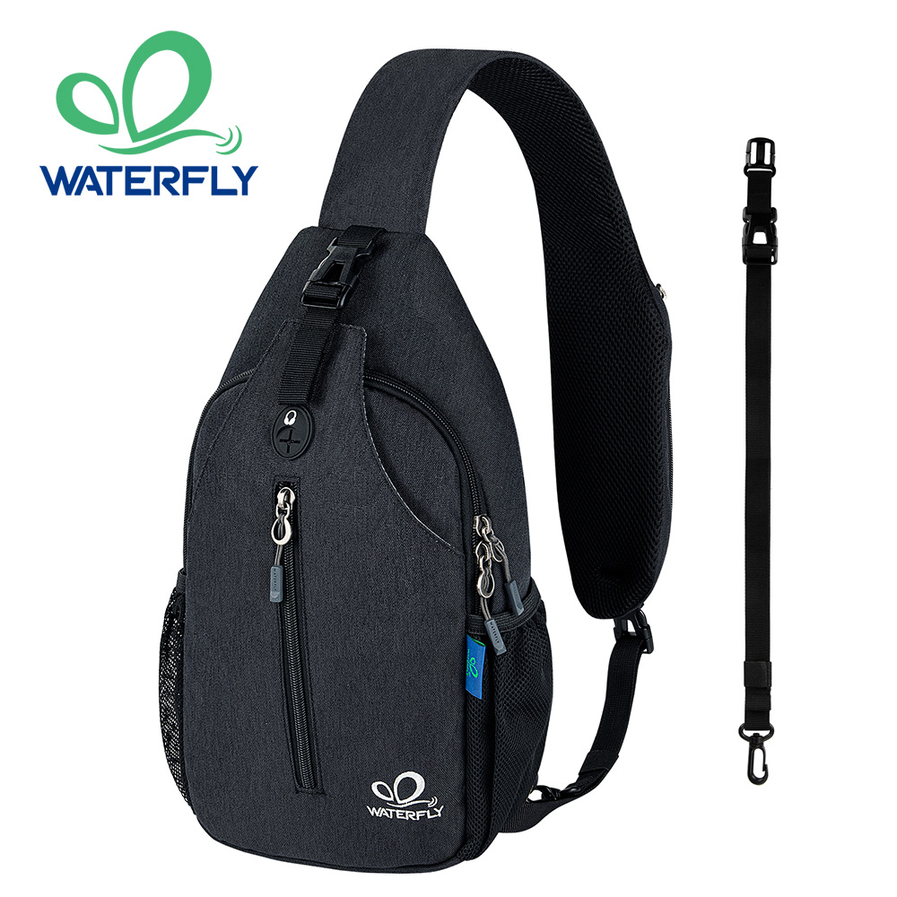 Edc Carry Bag - WATERFLY 크로스 바디 슬링 백 가슴