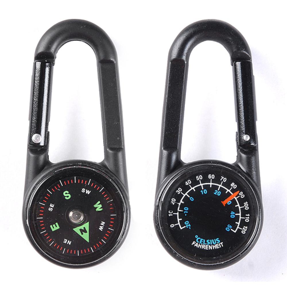 Compass Keychain Mini - 카라비너 미니 나침반 온도계 키체인 3