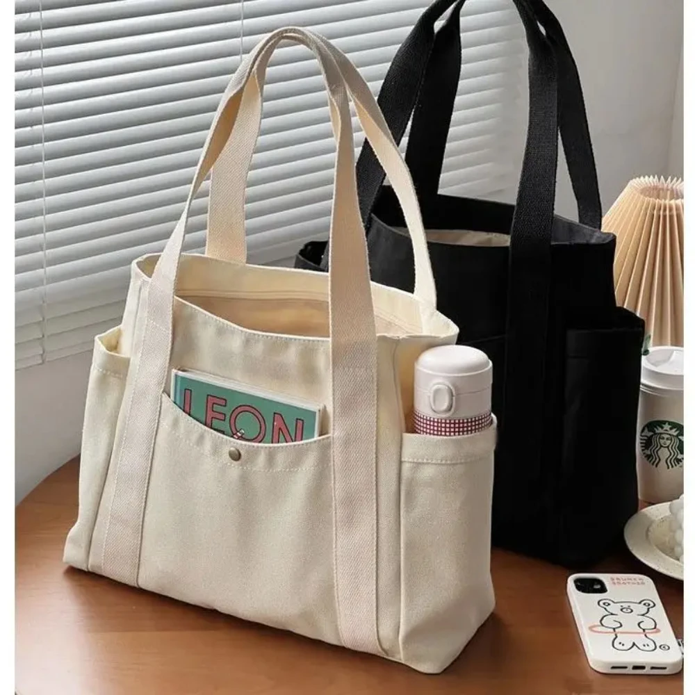 Edc Carry Bag - 작업 통근을위한 대용량 캔버스 토트 백