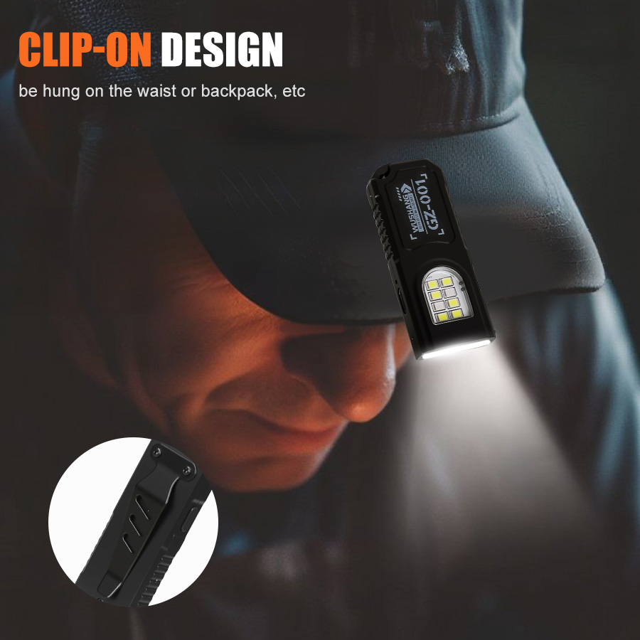 강력한 미니 COB LED 키체인 손전등 USB C 충 - Keychain Flashlight 리뷰 및 가격