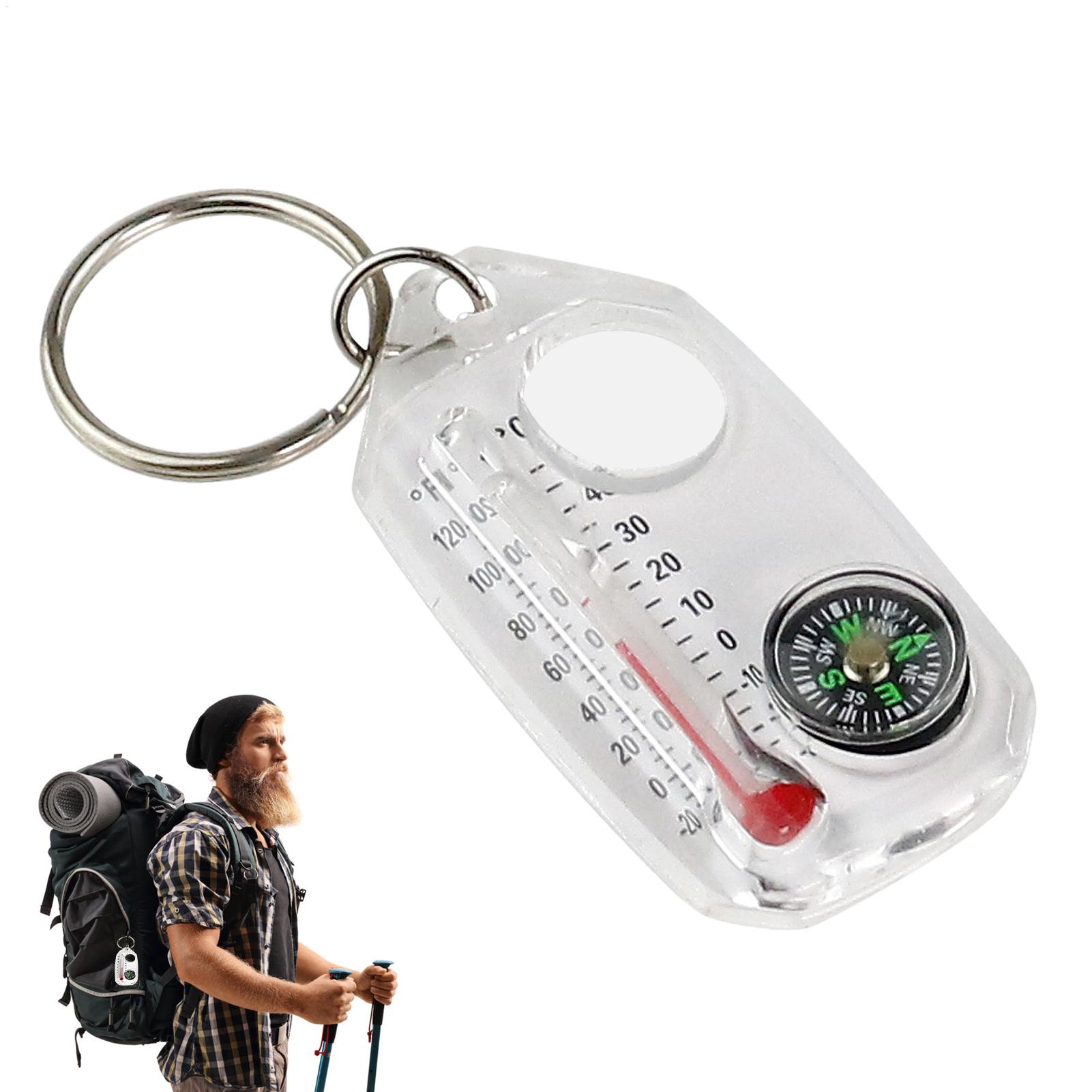 소형 키체인 나침반 휴대용 미니 키체인 야외용 온도계  - Compass Keychain Mini 리뷰 및 가격