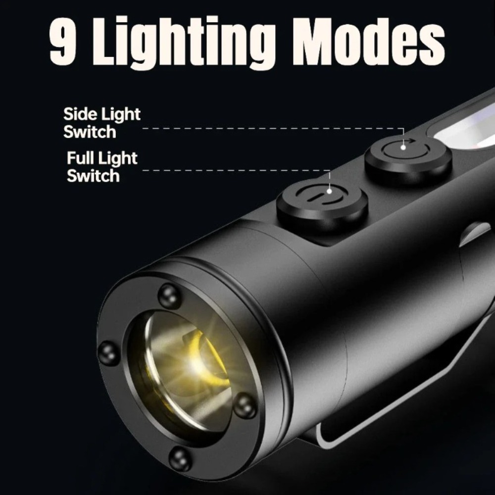 미니 야외 손전등 타입 C 충전식 LED 자석 토치(모 - Keychain Flashlight 리뷰 및 가격