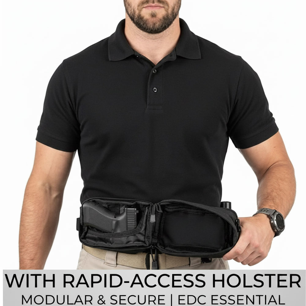 전술용 권총 가방, 숨겨진 홀스터가 있는 권총 케이스, - Edc Concealed Carry Fanny Pack 리뷰 및 가격
