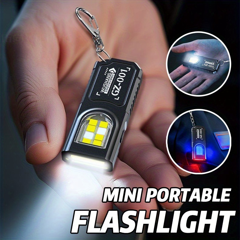강력한 미니 COB LED 키체인 손전등 USB C 충 - Keychain Flashlight 리뷰 및 가격