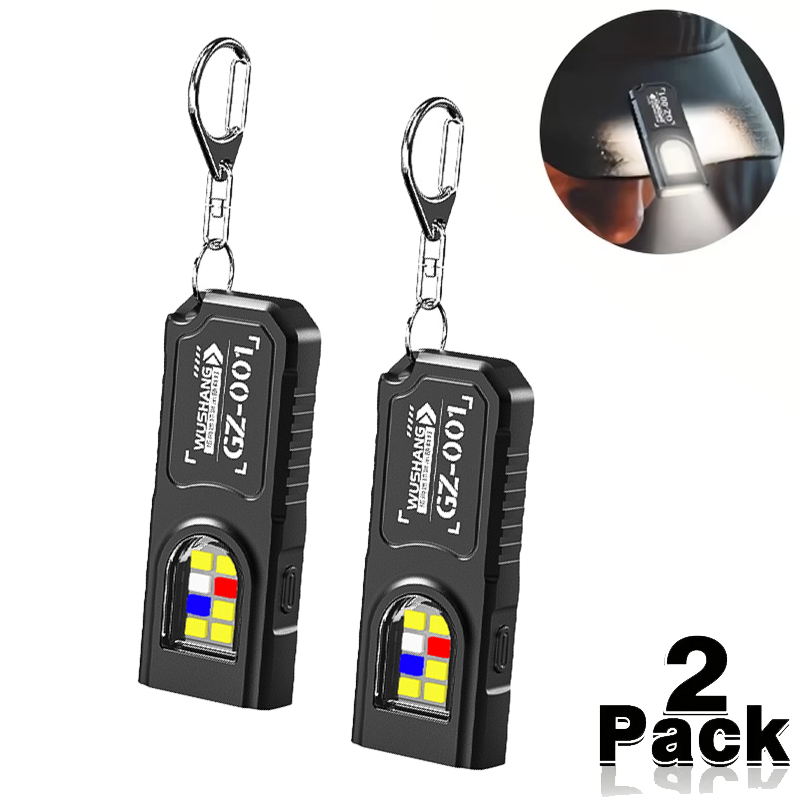 다기능 미니 COB LED 키체인 손전등 USB 충전식 - Keychain Flashlight 리뷰 및 가격