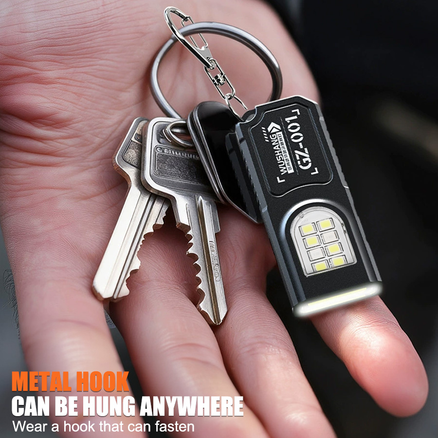 다기능 미니 COB LED 키체인 손전등 USB 충전식 - Keychain Flashlight 리뷰 및 가격