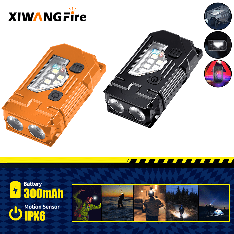 미니 키체인 EDC 손전등 - 펜 클립과 모자 클립이  - Keychain Flashlight 리뷰 및 가격