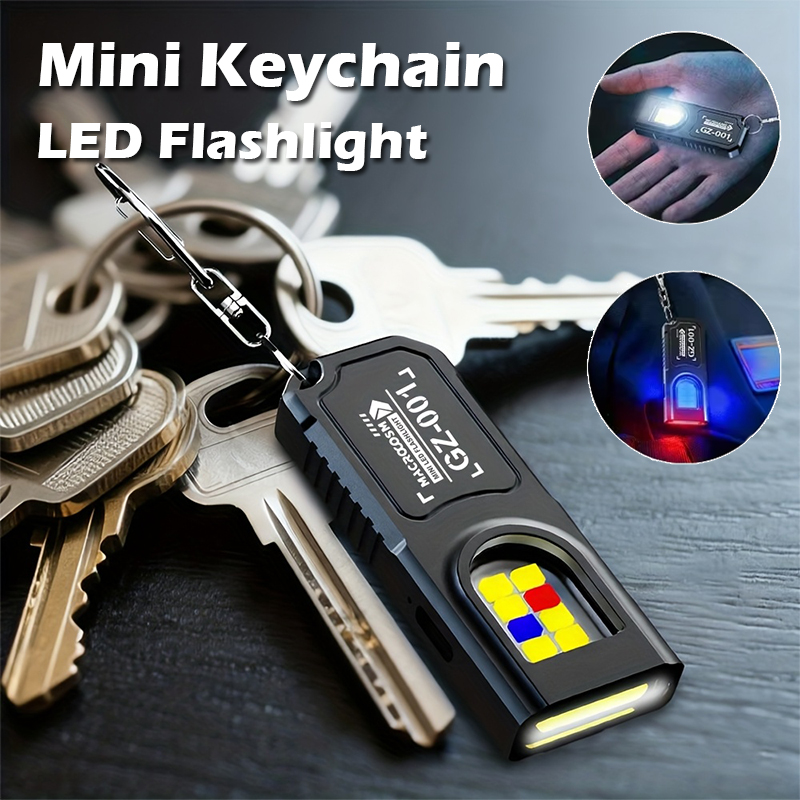 강력한 미니 COB LED 키체인 손전등 USB C 충 - Keychain Flashlight 리뷰 및 가격