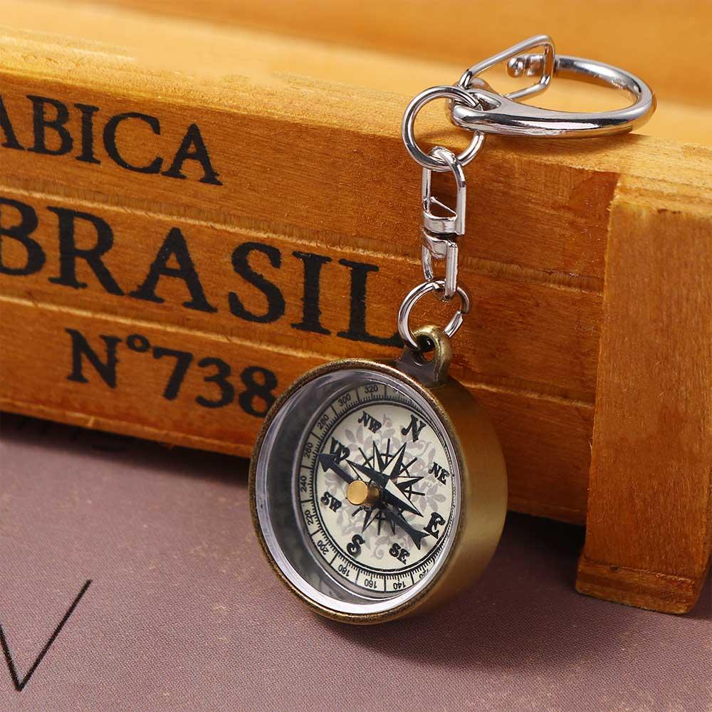 1개 키체인 아연 합금 빈티지 휴대용 등산 장비 펜던트 - Compass Keychain Mini 리뷰 및 가격