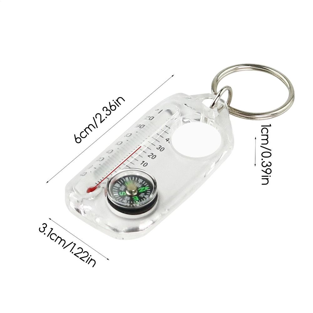 휴대용 3-in-1 기능 미니 나침반 열쇠고리 형광 콤 - Compass Keychain Mini 리뷰 및 가격