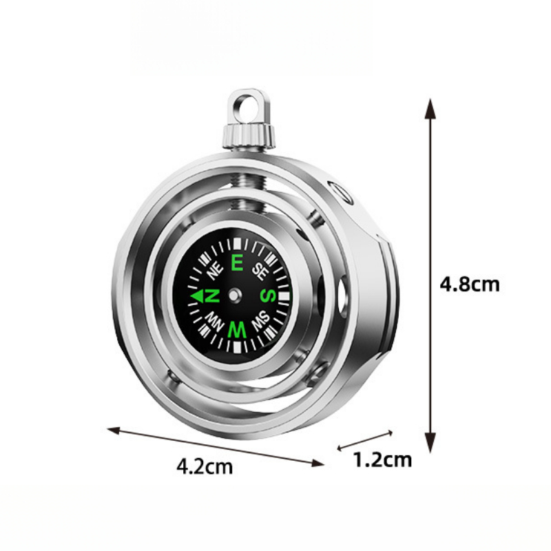 미니 컴퍼스 핑거팁 피젯 롤러 키체인 회전 플라이휠 E - Compass Keychain Mini 리뷰 및 가격