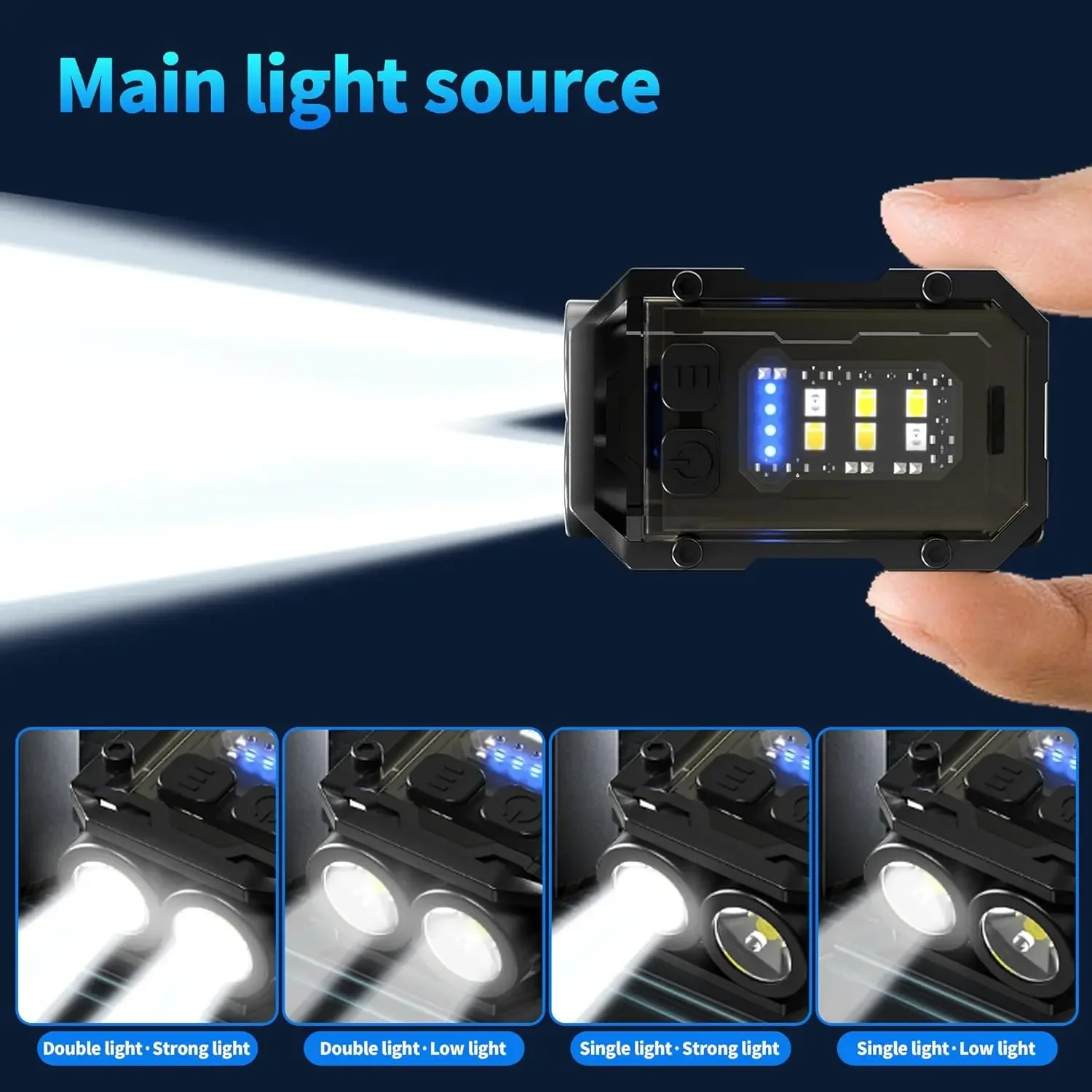 미니 COB 키체인 손전등, 클립형 충전식 EDC 토치 - Keychain Flashlight 리뷰 및 가격