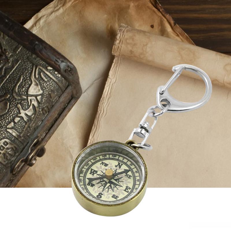 핫세일 등산용품 키체인 빈티지 도구 휴대용 아연 합금  - Compass Keychain Mini 리뷰 및 가격