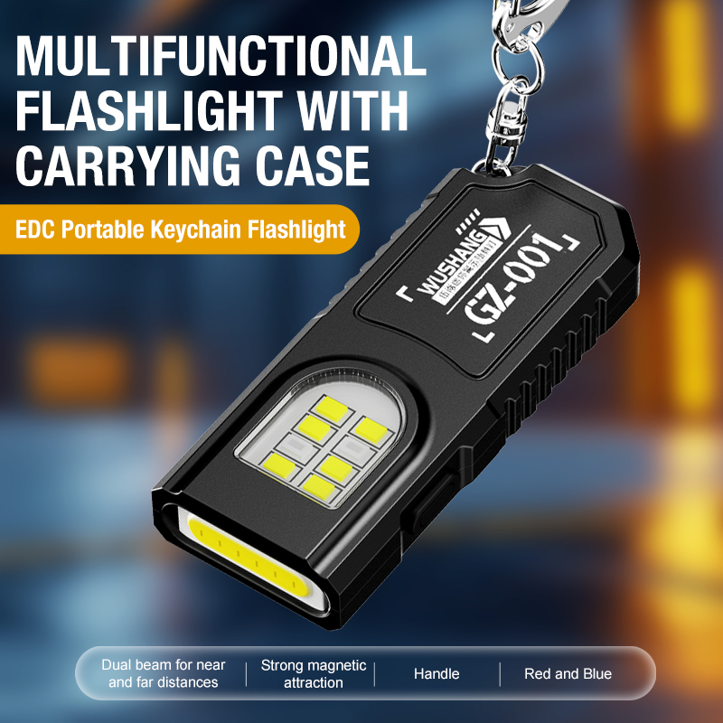 휴대용 키체인 LED COB 손전등 펜 클립이 있는 U - Keychain Flashlight 리뷰 및 가격