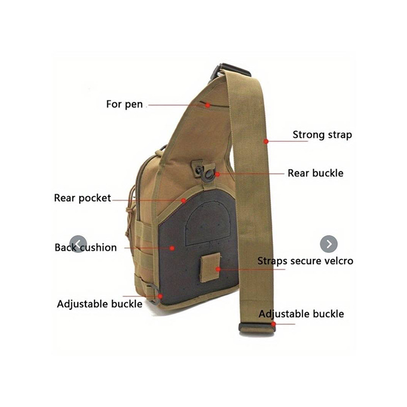 남녀공용 전술 슬링백, 크로스바디 백, 야외 군사 스포 - Edc Carry Bag 리뷰 및 가격
