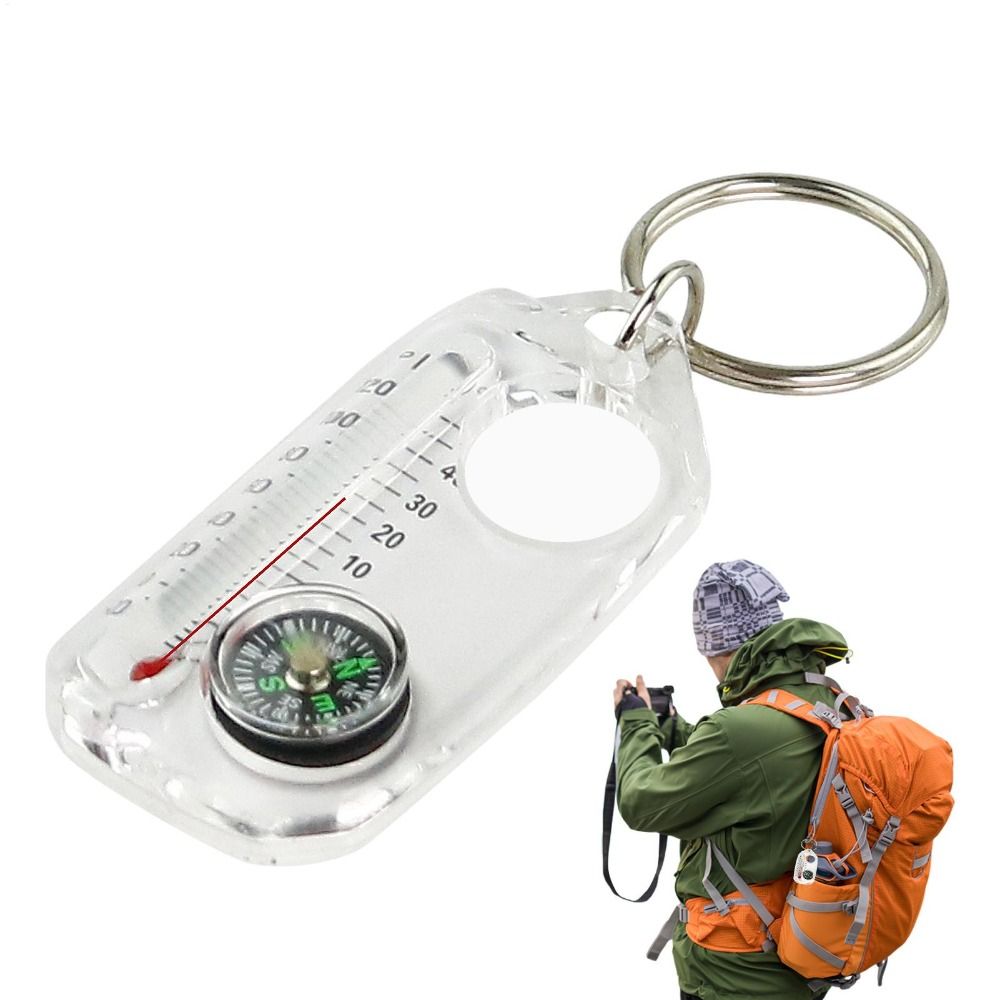 휴대용 3-in-1 기능 미니 나침반 키체인 소형 내구 - Compass Keychain Mini 리뷰 및 가격